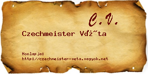Czechmeister Véta névjegykártya